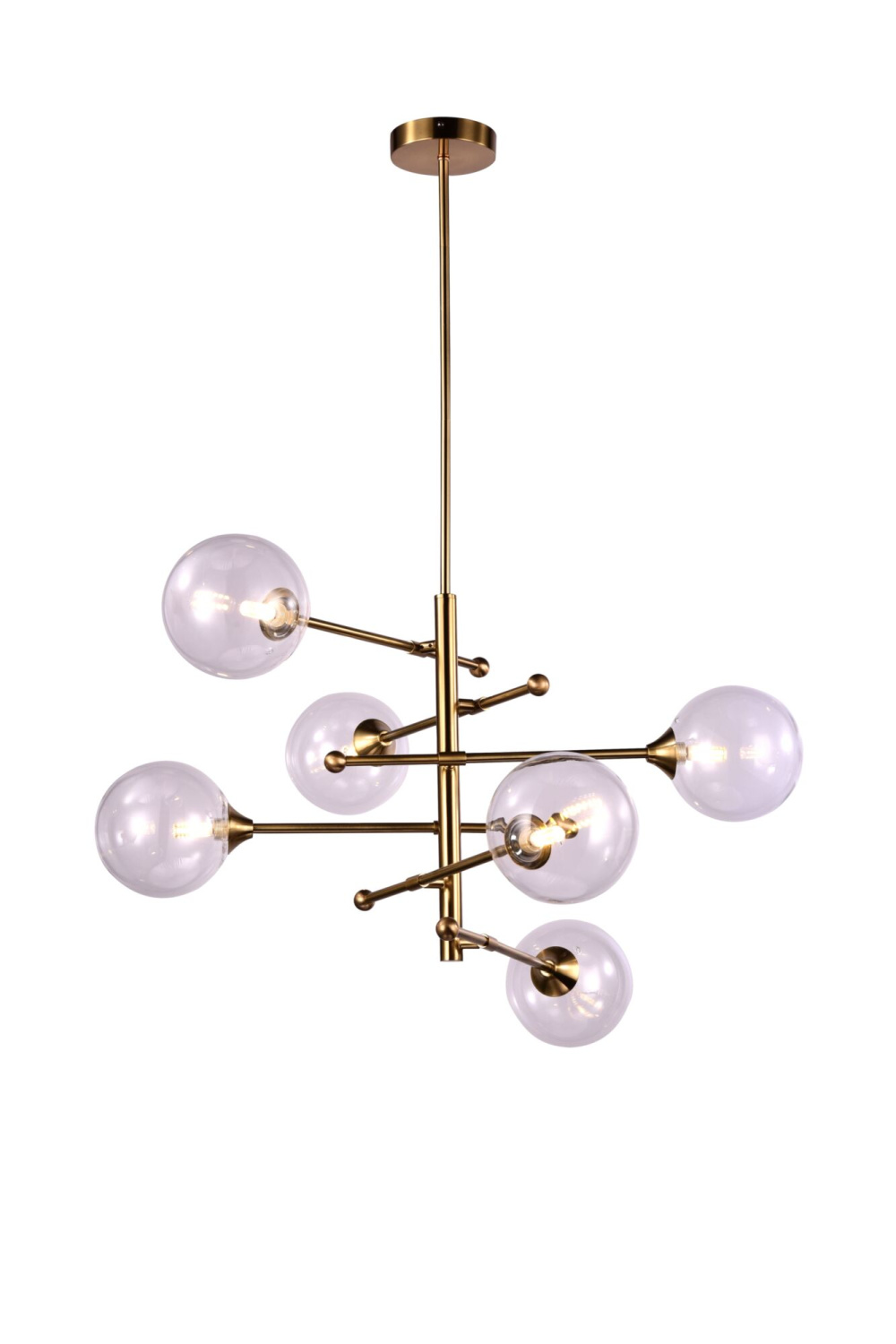 Freya Modern Maddison Люстра цвет: латунь FR5115PL-06BZ