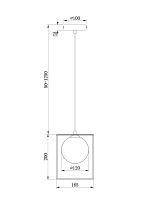Freya Modern Trinity Подвесной светильник цвет: золото FR5113PL-01G