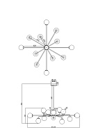 Freya Modern Alexis Люстра цвет: матовое золото FR5120PL-12G