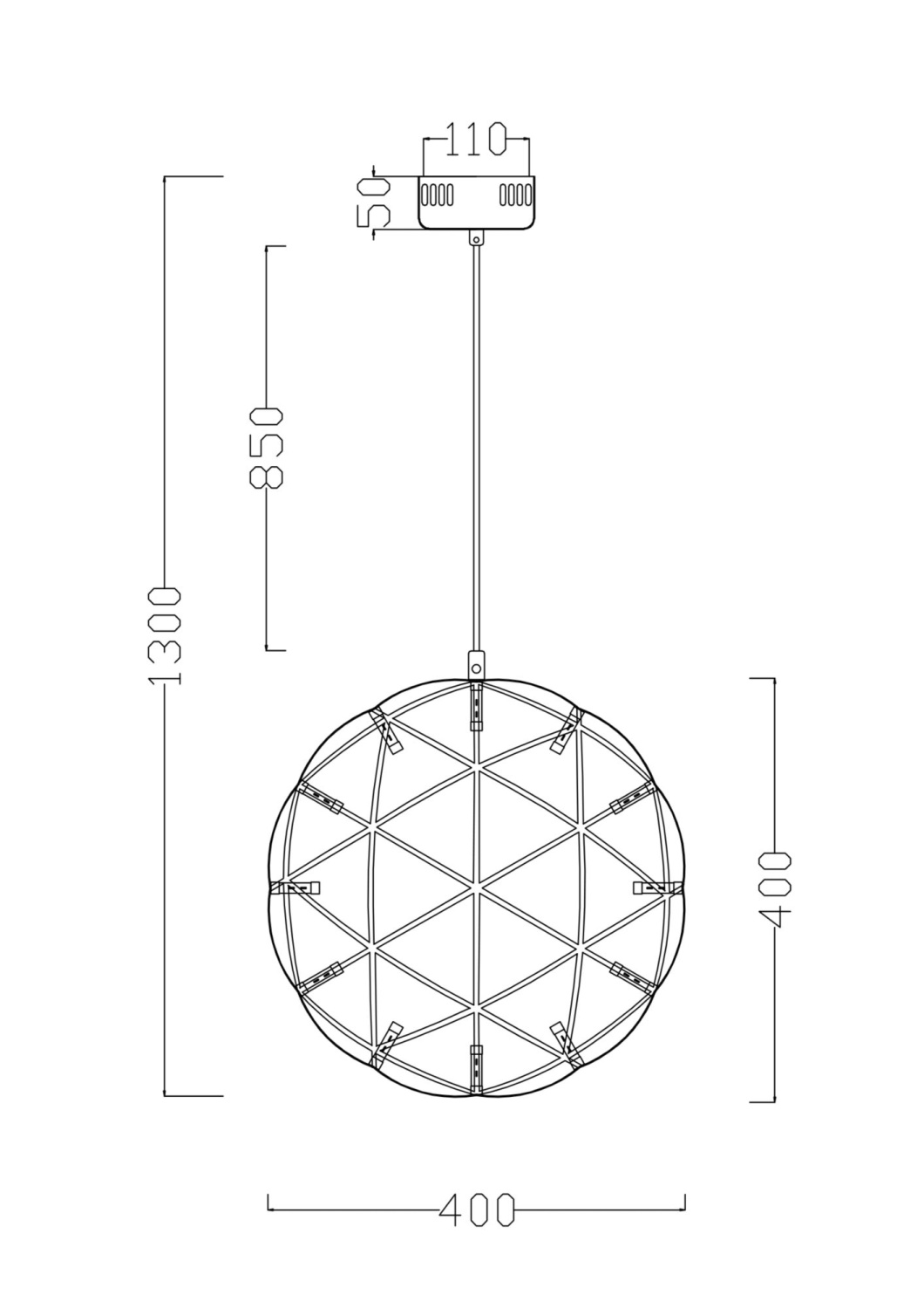 Freya Modern Amber Подвесной светильник цвет: хром FR5099PL-L21CH