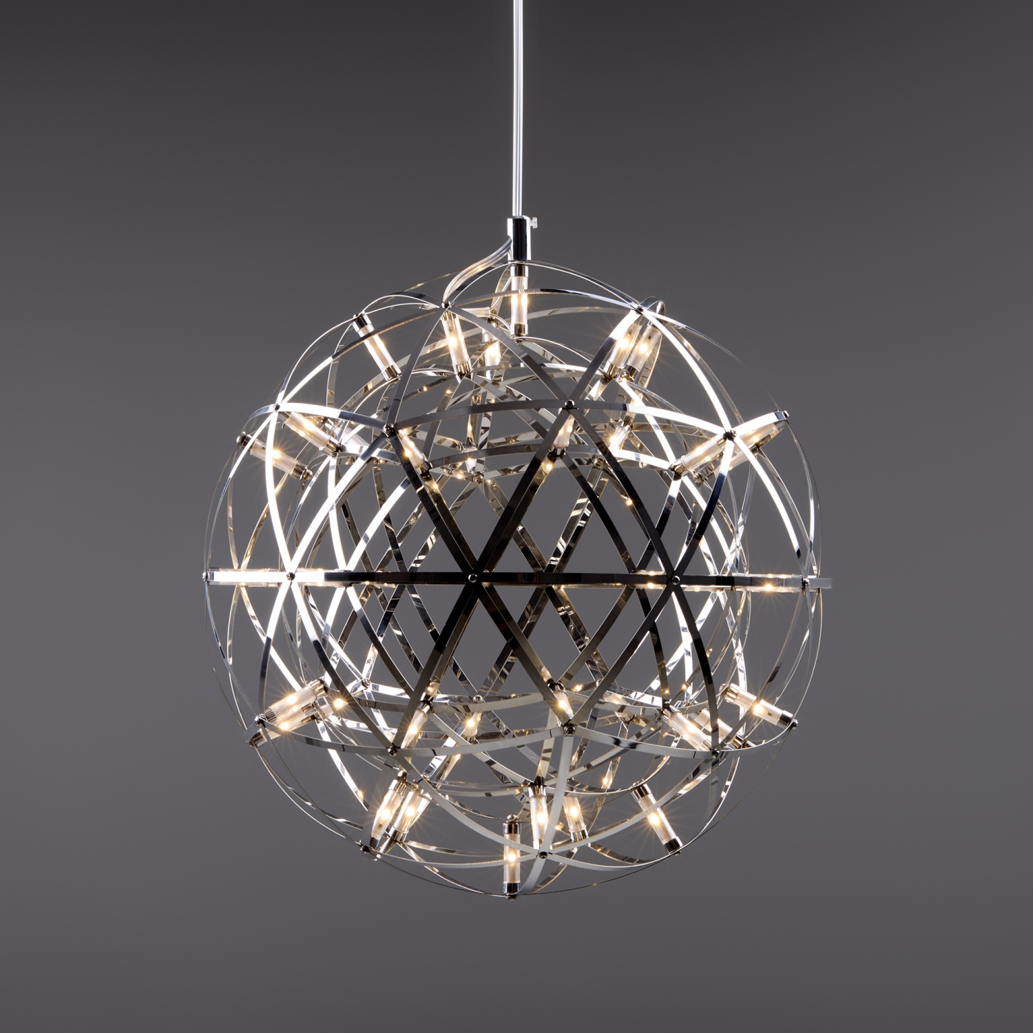 Freya Modern Amber Подвесной светильник цвет: хром FR5099PL-L21CH