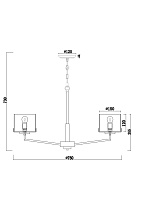 Freya Modern Karen Люстра цвет: хром FR5096PL-08CH