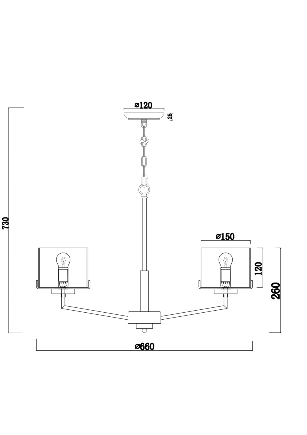 Freya Modern Karen Люстра цвет: хром FR5096PL-05CH