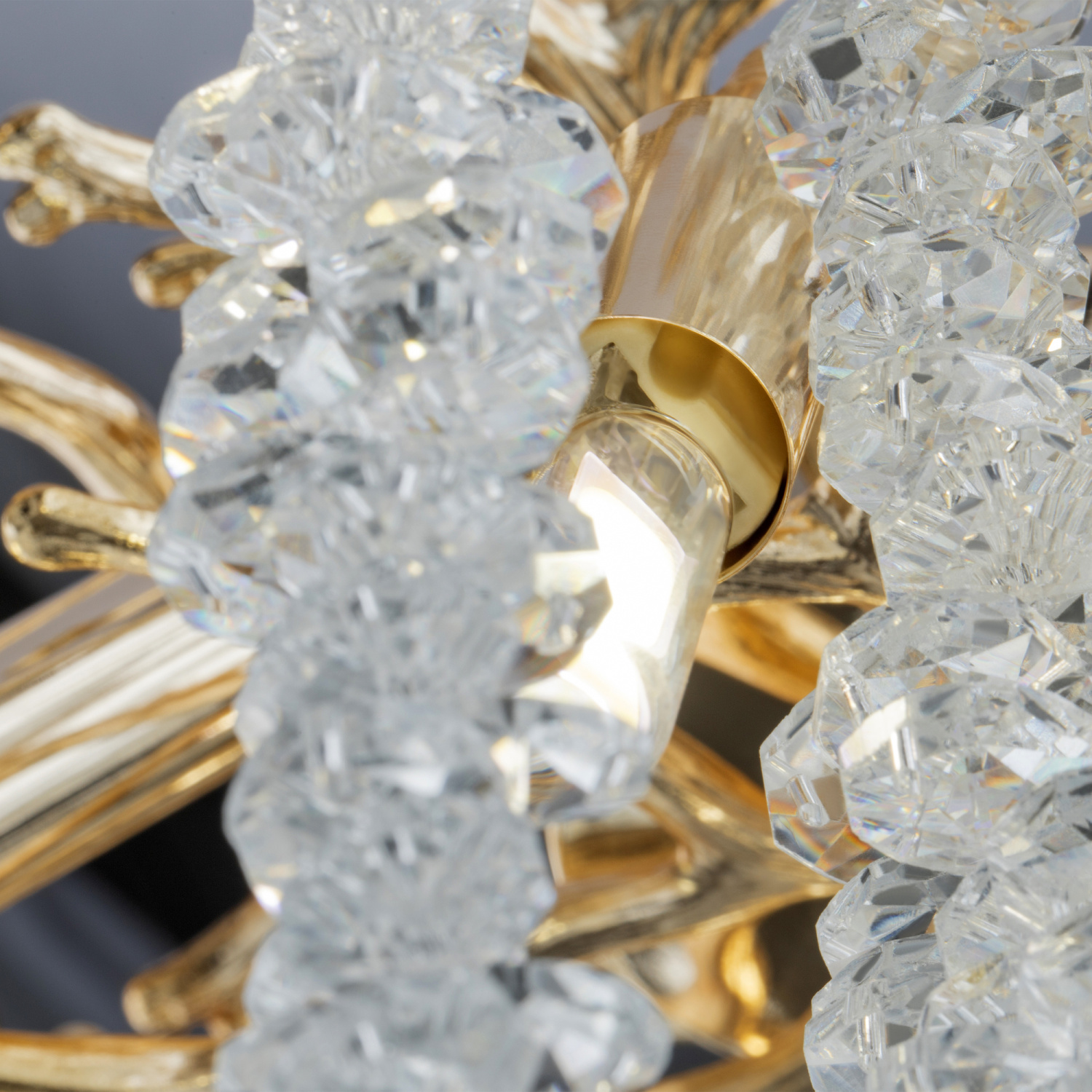 Freya Crystal Mineral Потолочный светильник цвет: золото FR1010CL-06G