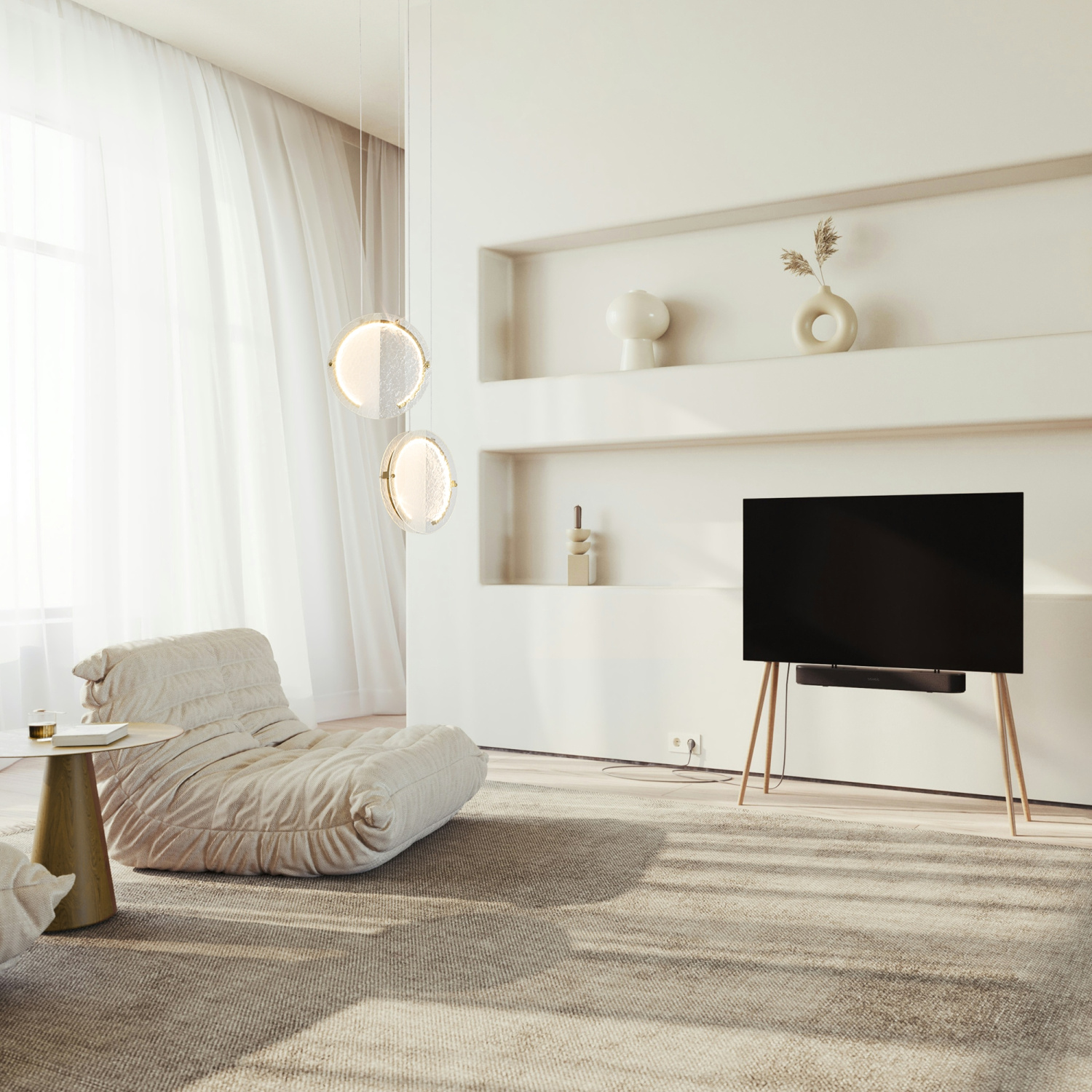 Freya LED Eclat Подвесной светильник цвет: латунь FR6182PL-L14W1