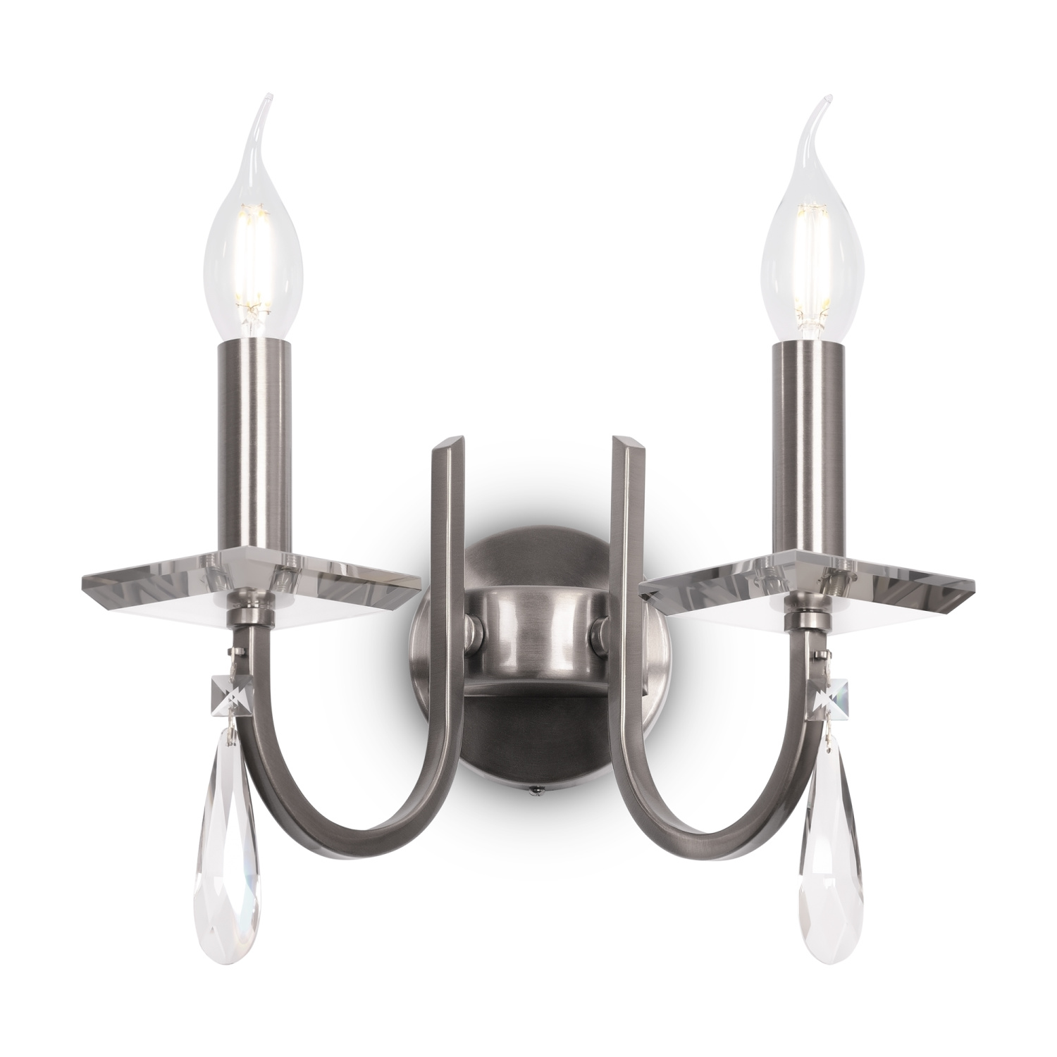 Freya Crystal Forte Настенный светильник (бра) цвет: никель FR1006WL-02N