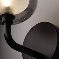 Freya Modern Shimmer Настенный светильник (бра) цвет: черный FR5435WL-01B