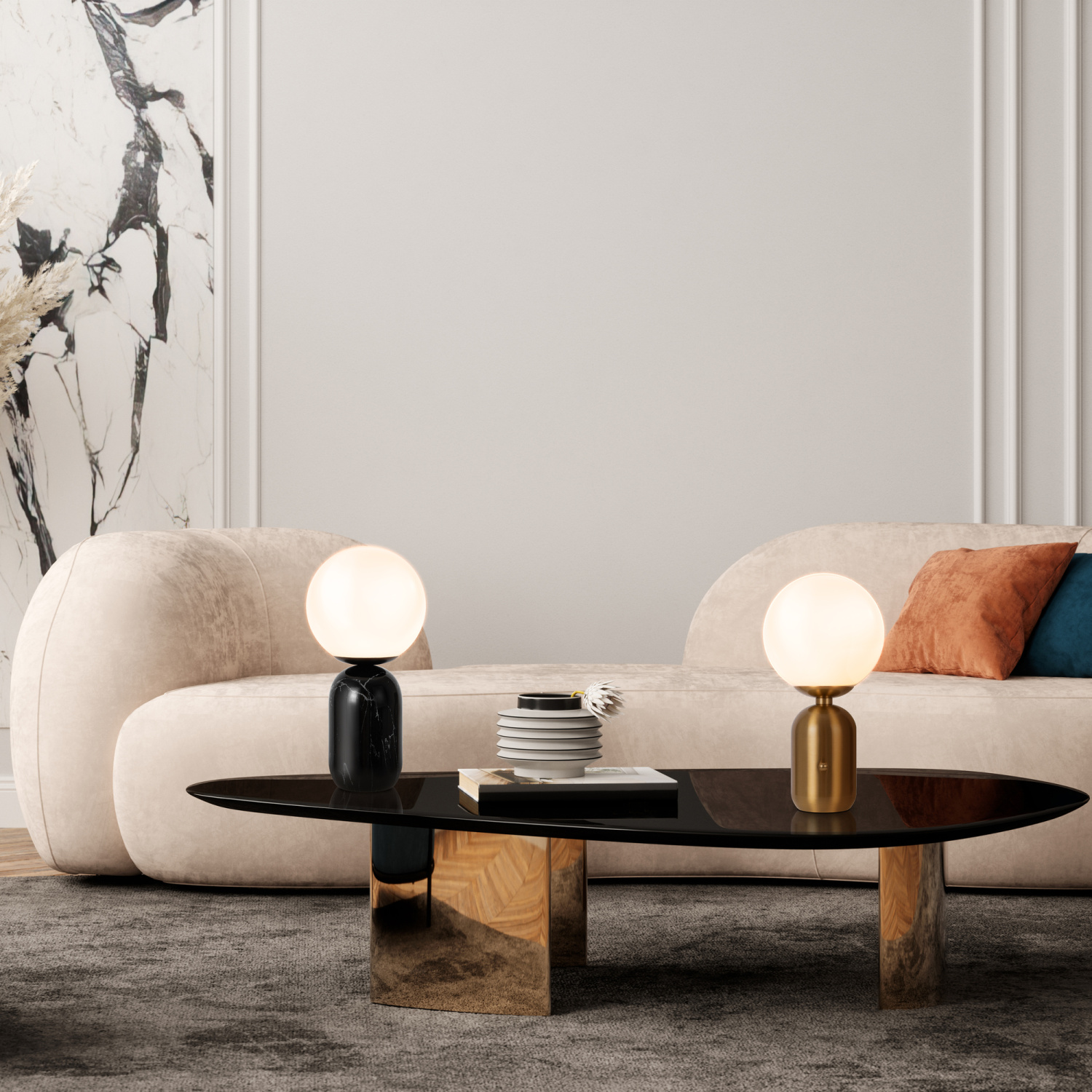 Freya Modern Cherie Настольный светильник цвет: латунь FR5287TL-01BS