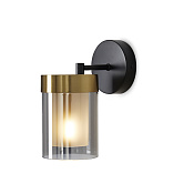 Freya Modern Lora Настенный светильник (бра) цвет: черный и латунь FR5432WL-01BBS