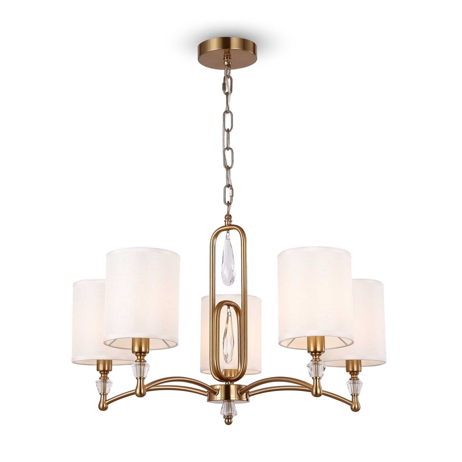 Freya Crystal Riverside Подвесной светильник цвет: латунь FR1007PL-05BS