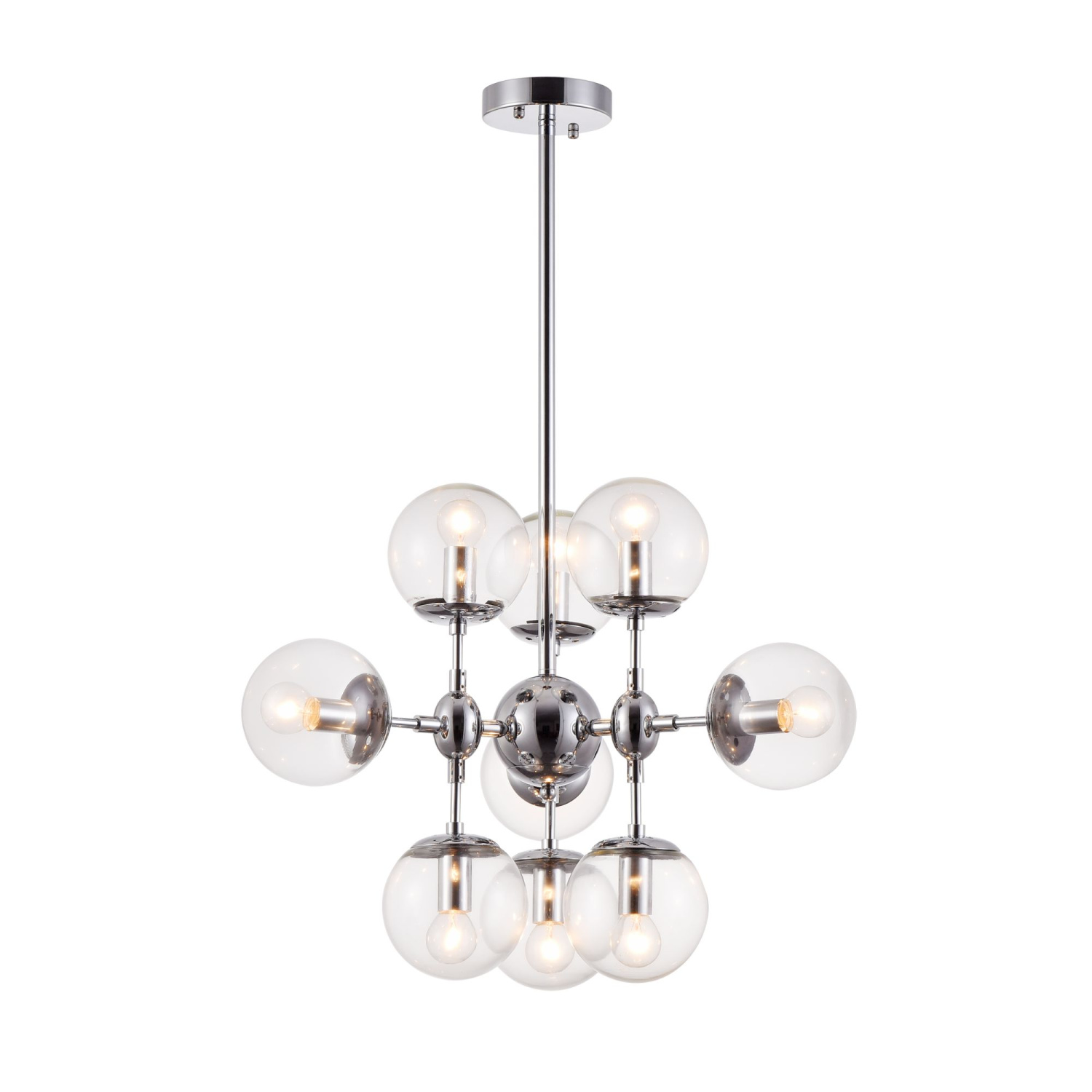 Freya Modern Richard Подвесной светильник цвет: хром FR5596PL-09CH