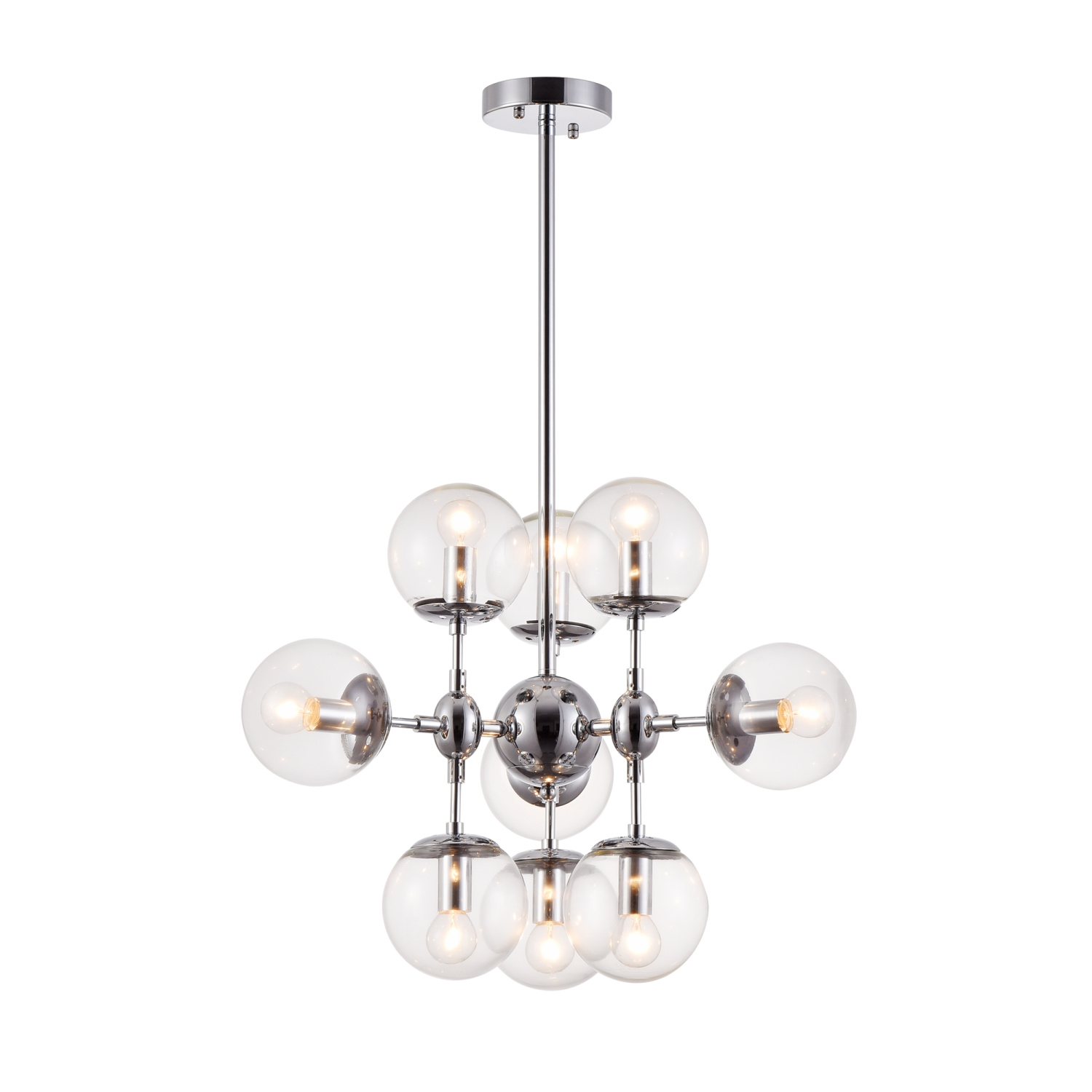 Freya Modern Richard Подвесной светильник цвет: хром FR5596PL-09CH