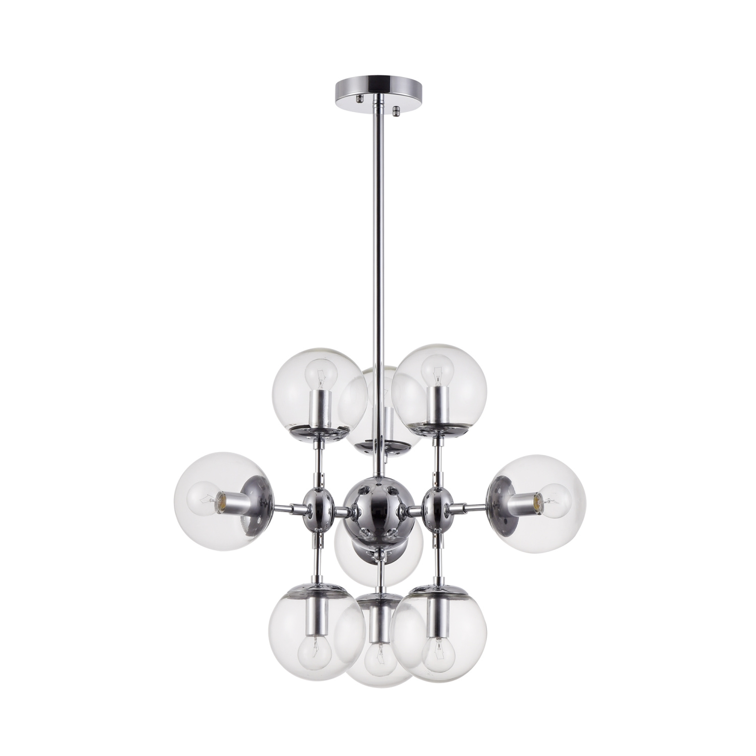 Freya Modern Richard Подвесной светильник цвет: хром FR5596PL-09CH