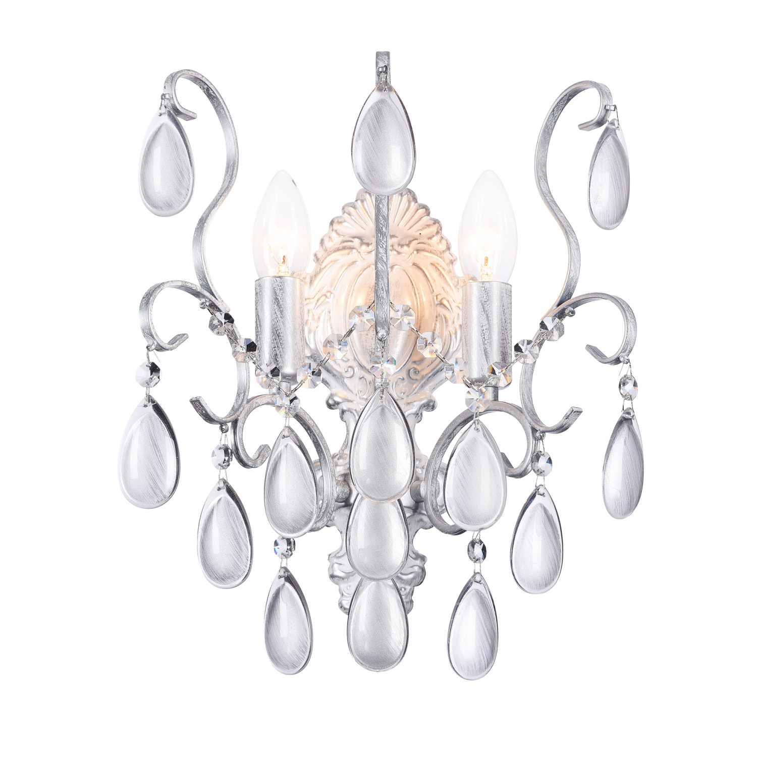 Freya Classic Chabrol Настенный светильник (бра) цвет: серебро FR2302WL-02S