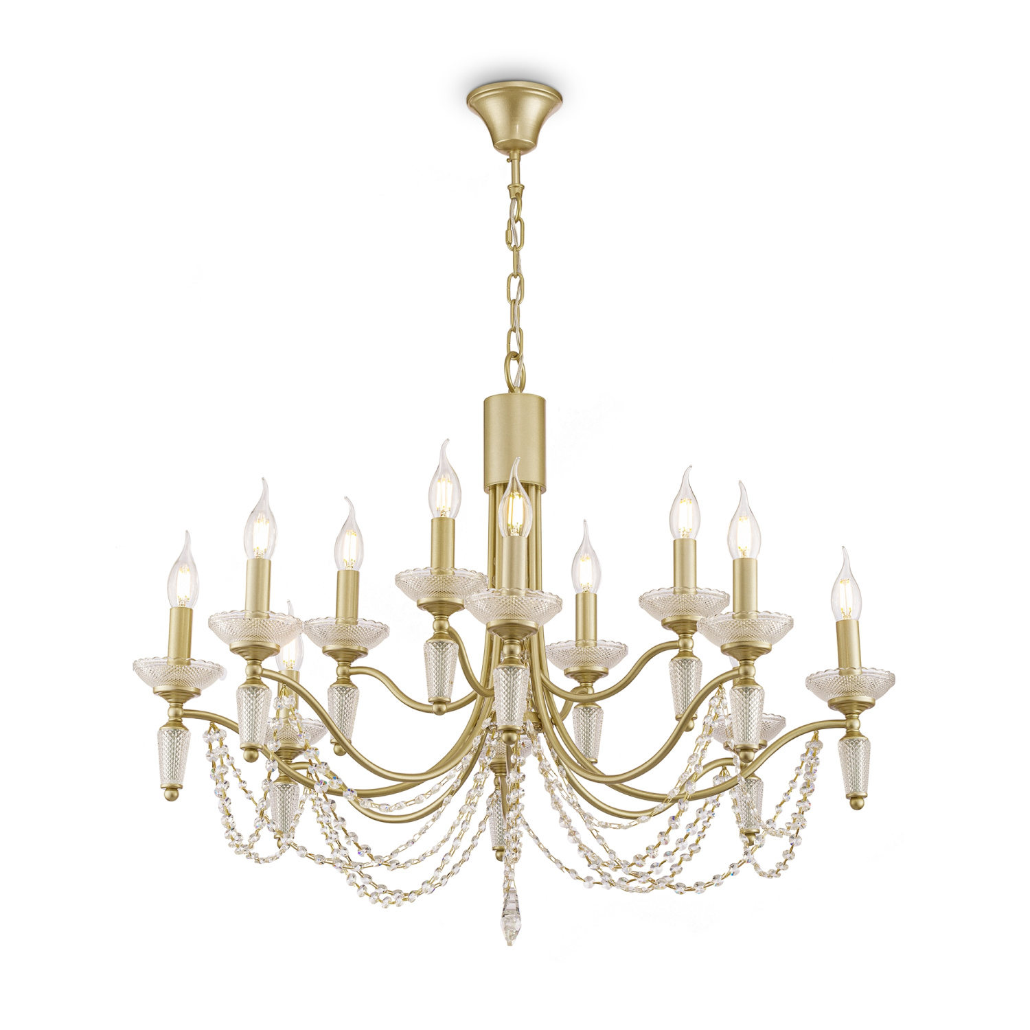 Freya Classic Zoe Люстра цвет: золото FR2009PL-12G