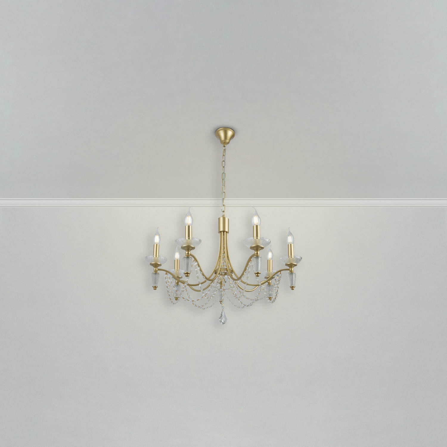 Freya Classic Zoe Люстра цвет: золото FR2009PL-07G