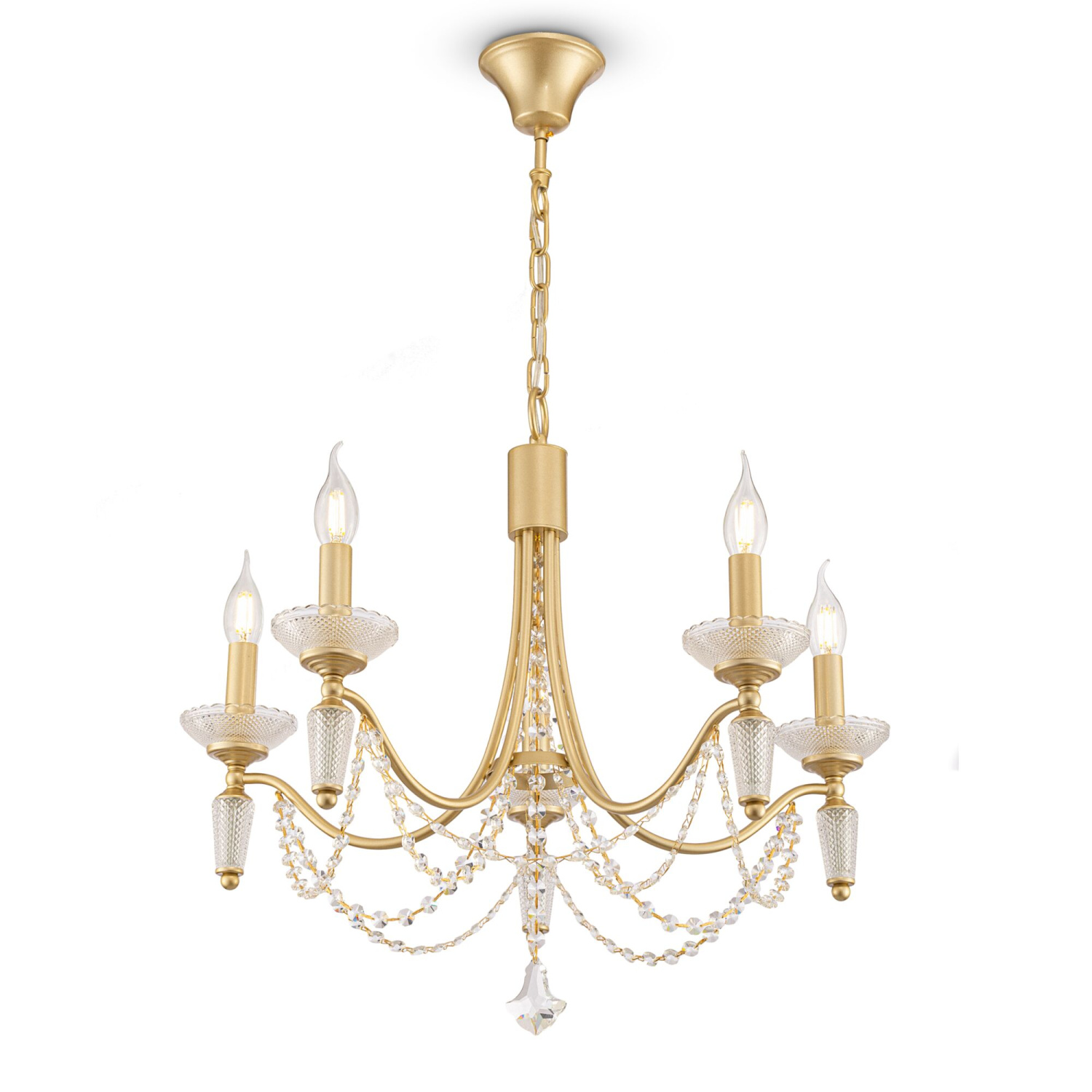 Freya Classic Zoe Люстра цвет: золото FR2009PL-05G