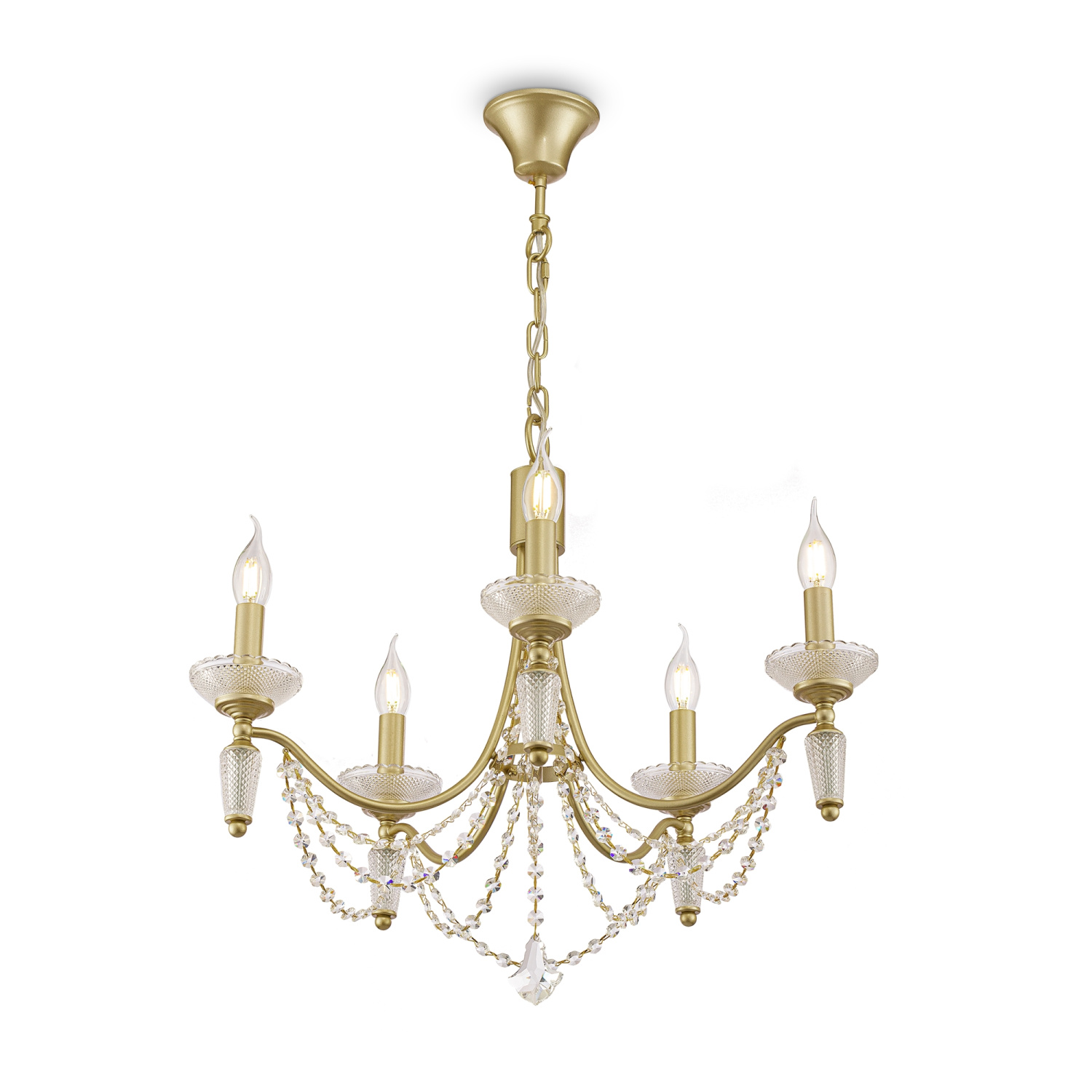 Freya Classic Zoe Люстра цвет: золото FR2009PL-05G