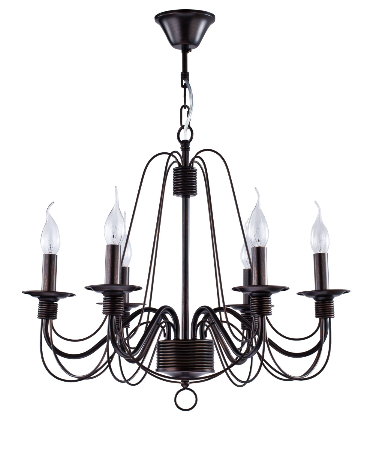 Freya Classic Velia Люстра цвет: коричневый FR2046-PL-06-BR