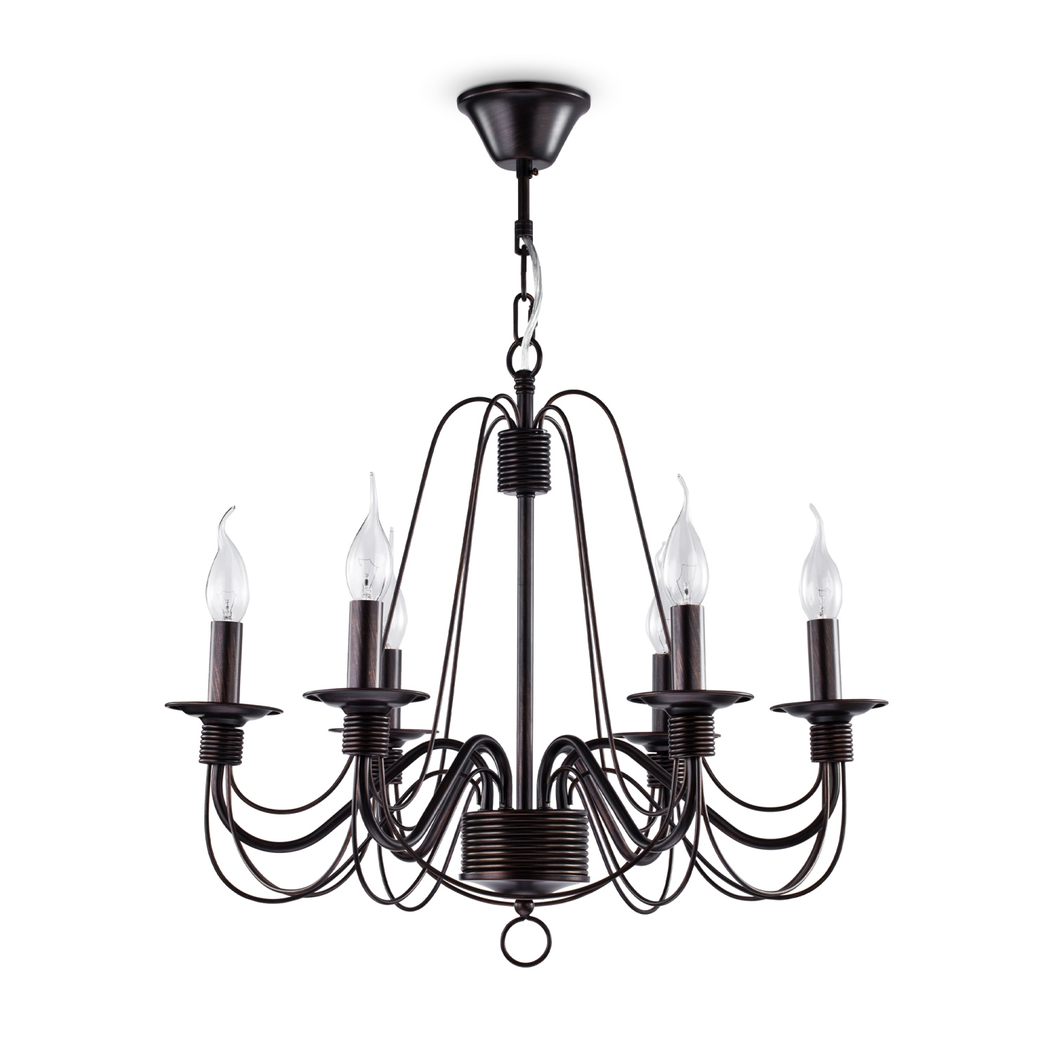 Freya Classic Velia Люстра цвет: коричневый FR2046-PL-06-BR