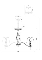 Freya Classic Monique Люстра цвет: матовое золото FR2001PL-05G