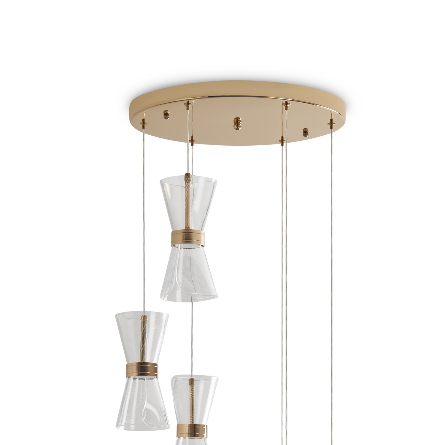 Freya Modern Dress Подвесной светильник цвет: золото FR5438PL-L37G