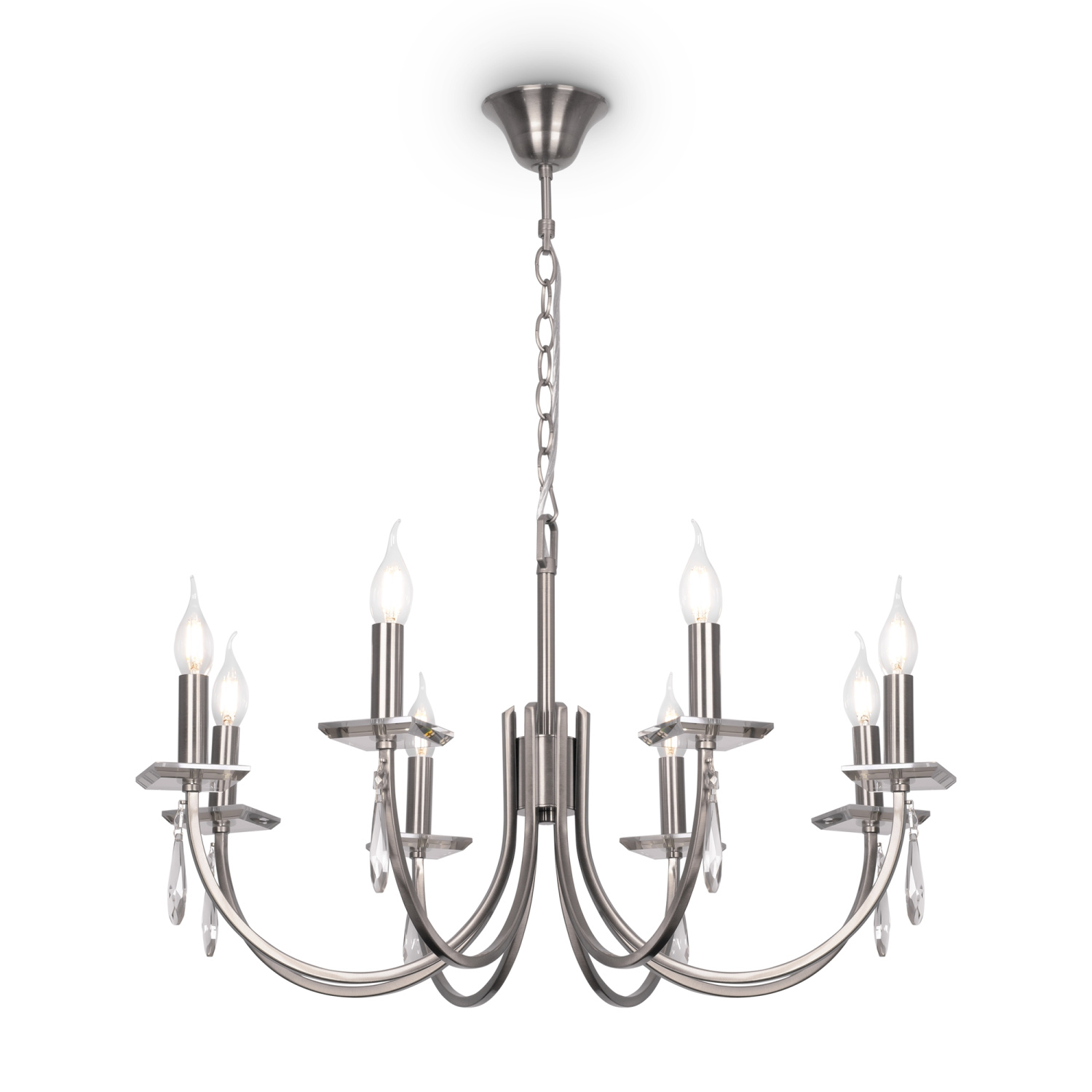 Freya Crystal Forte Люстра цвет: никель FR1006PL-08N