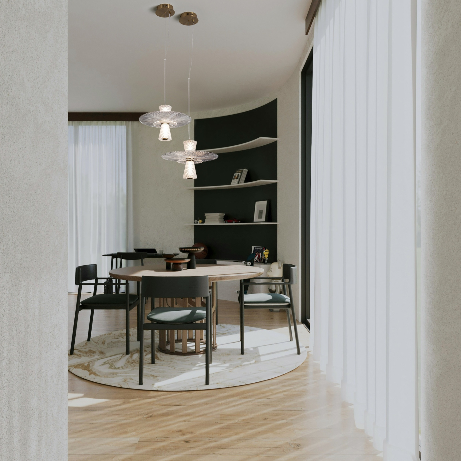 Freya LED Grail Подвесной светильник цвет: латунь FR6183PL-L4BS