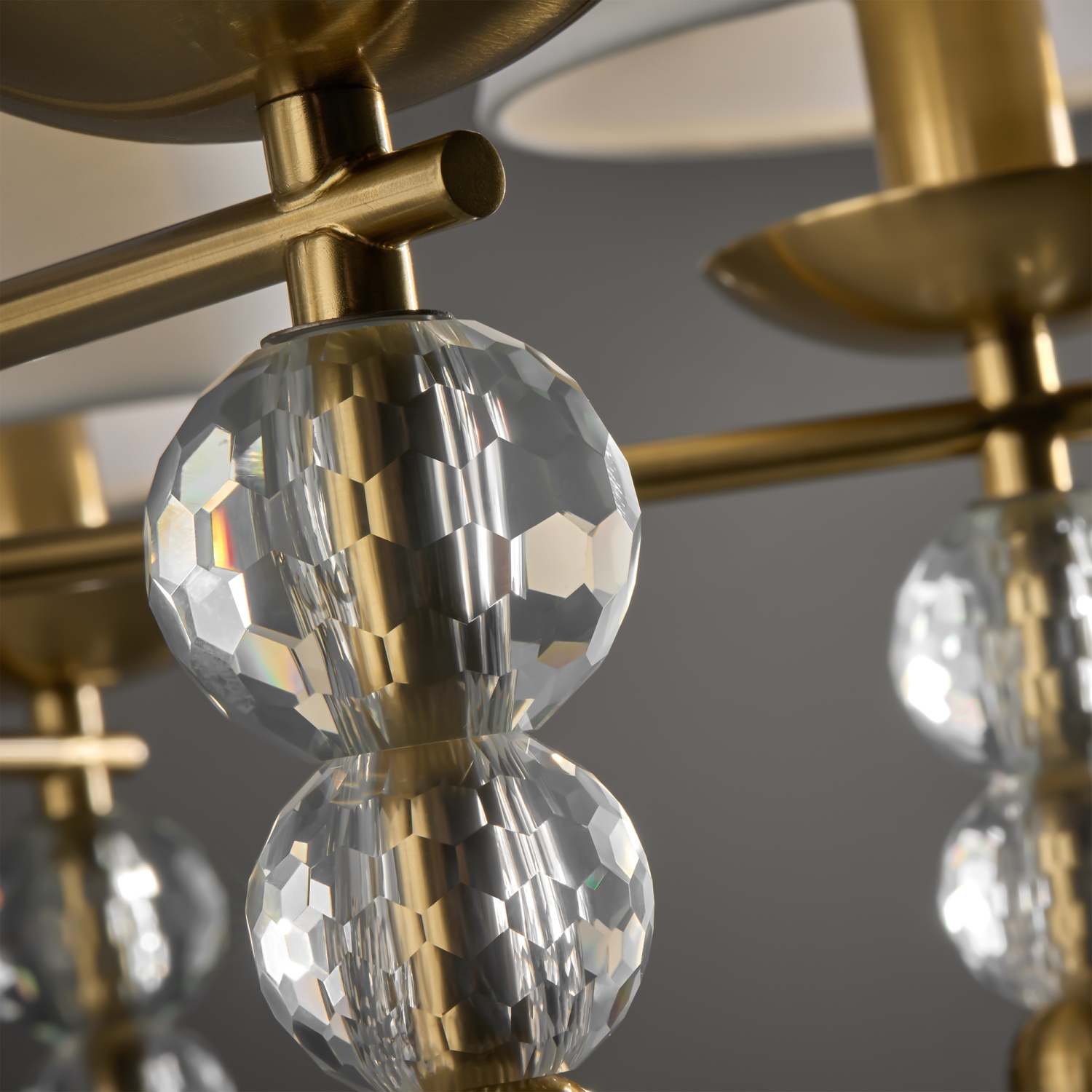 Freya Crystal Side Потолочный светильник цвет: латунь FR1009CL-07BS