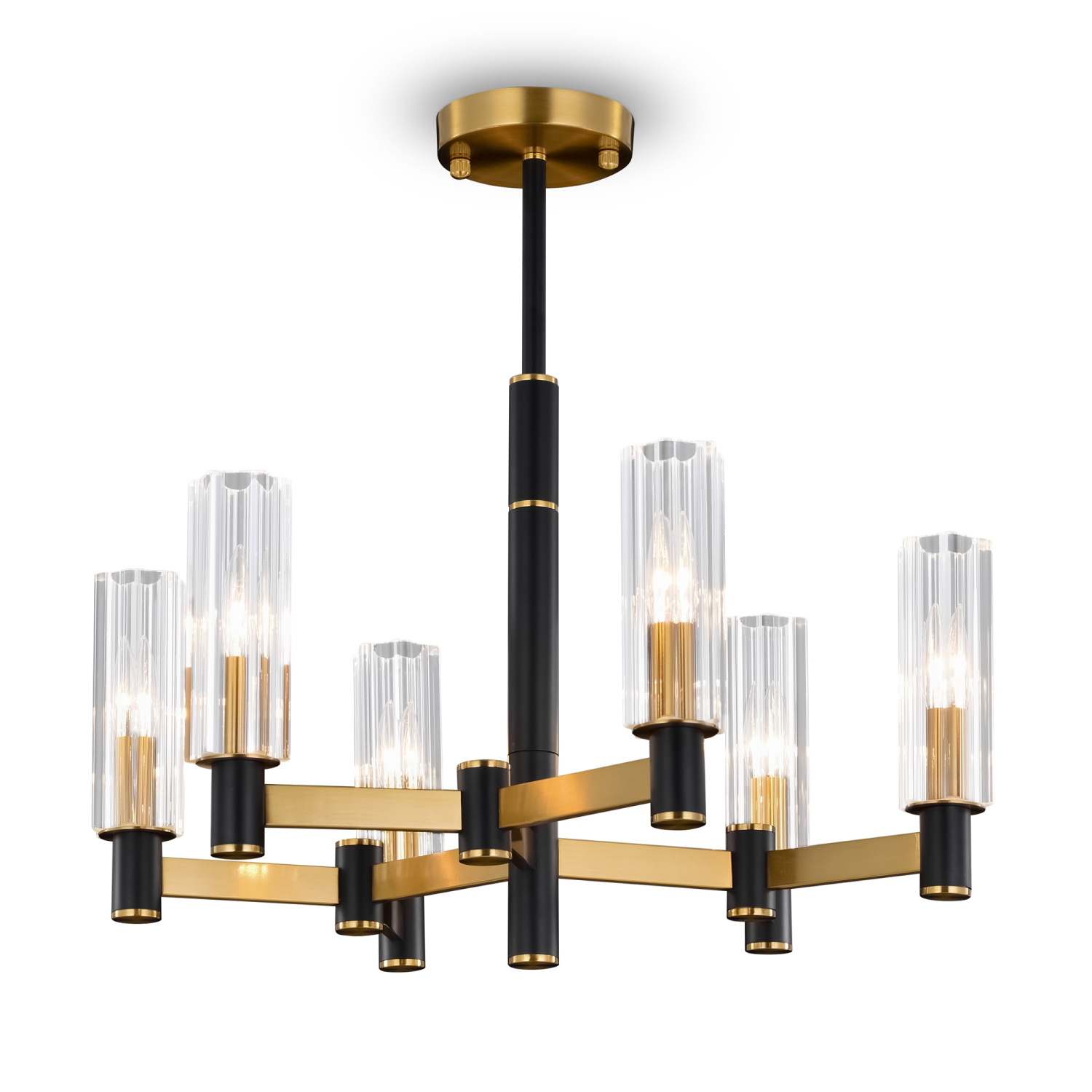 Freya Modern Ambra Люстра цвет: латунь FR5167PL-06BS