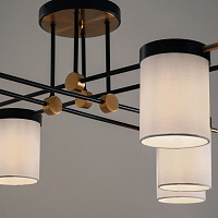 Freya Modern Bogy Потолочный светильник цвет: черный FR5377CL-08B