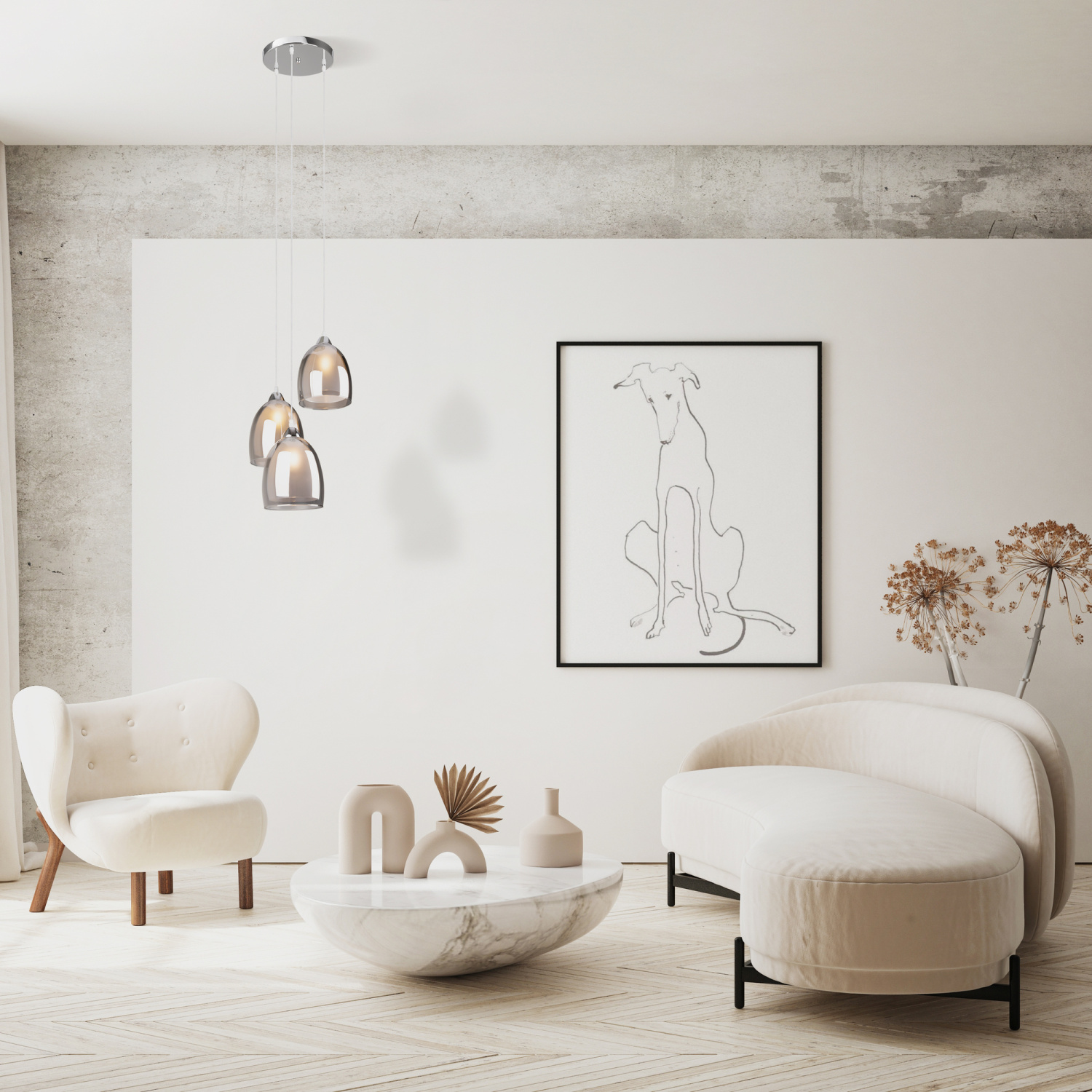 Freya Modern Astery Подвесной светильник цвет: хром FR5375PL-01CH2