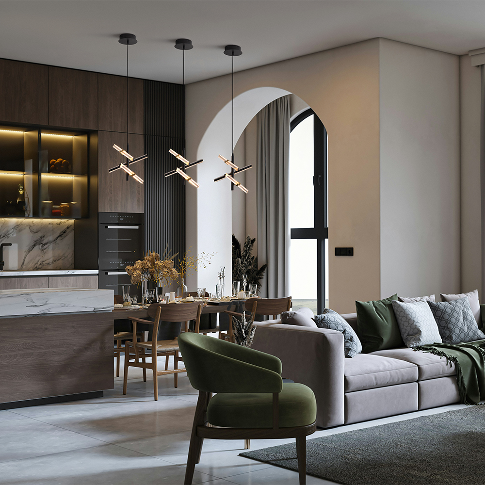 Freya Modern Brilliance Подвесной светильник цвет: черный FR5557PL-L32B