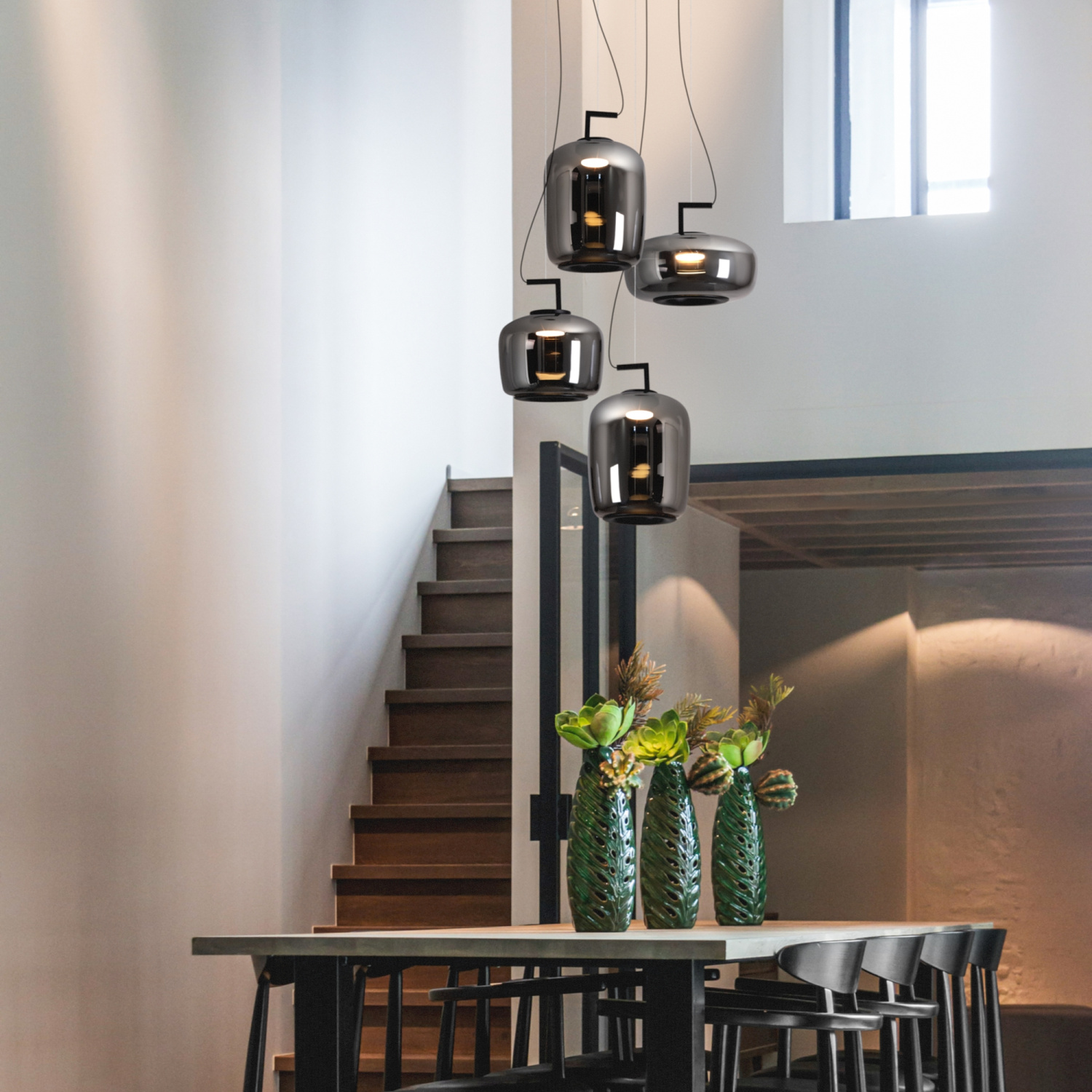 Freya LED Clod Подвесной светильник цвет: черный FR6186PL-L7SM