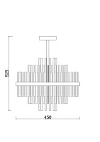 Freya Modern Agora Подвесной светильник цвет: латунь FR5216PL-06BS