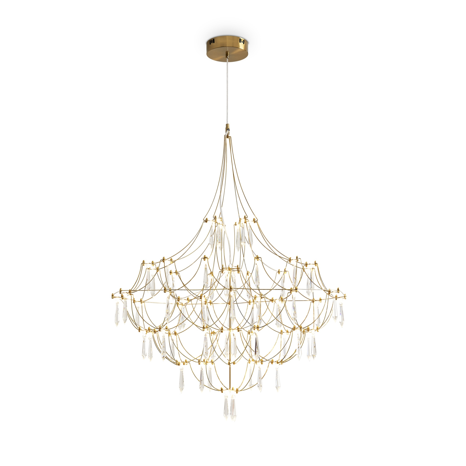 Freya LED Amela Подвесной светильник цвет: латунь FR6138PL-L44BS