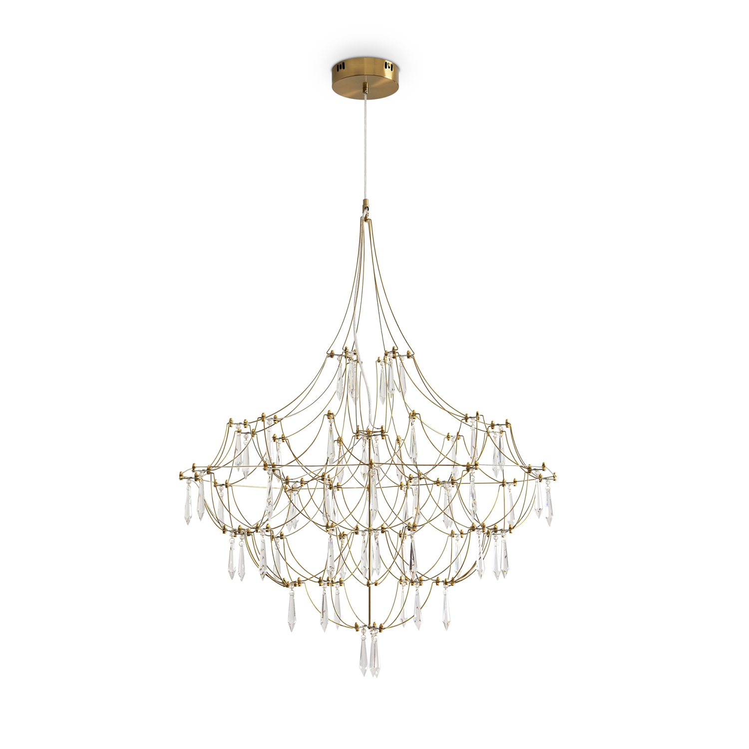 Freya LED Amela Подвесной светильник цвет: латунь FR6138PL-L44BS