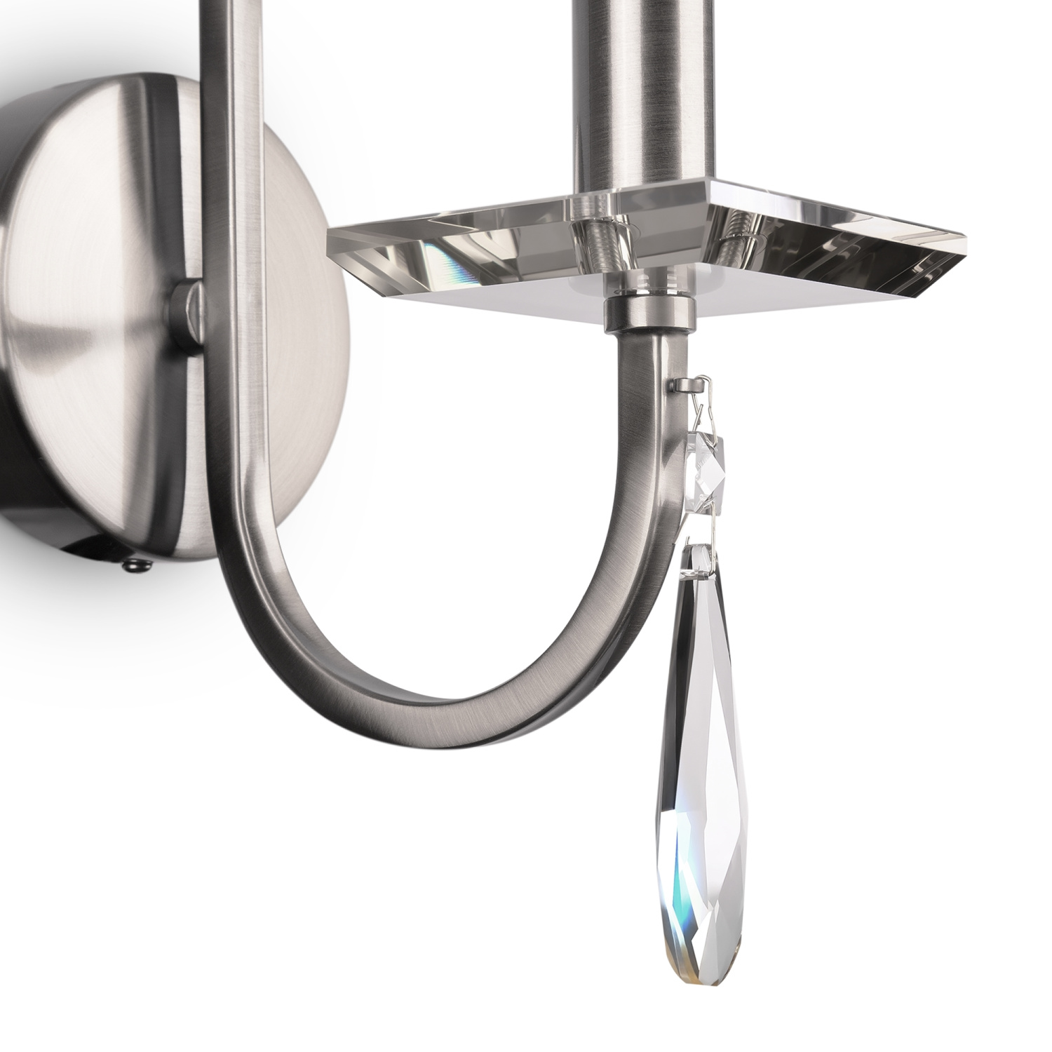 Freya Crystal Forte Настенный светильник (бра) цвет: никель FR1006WL-01N