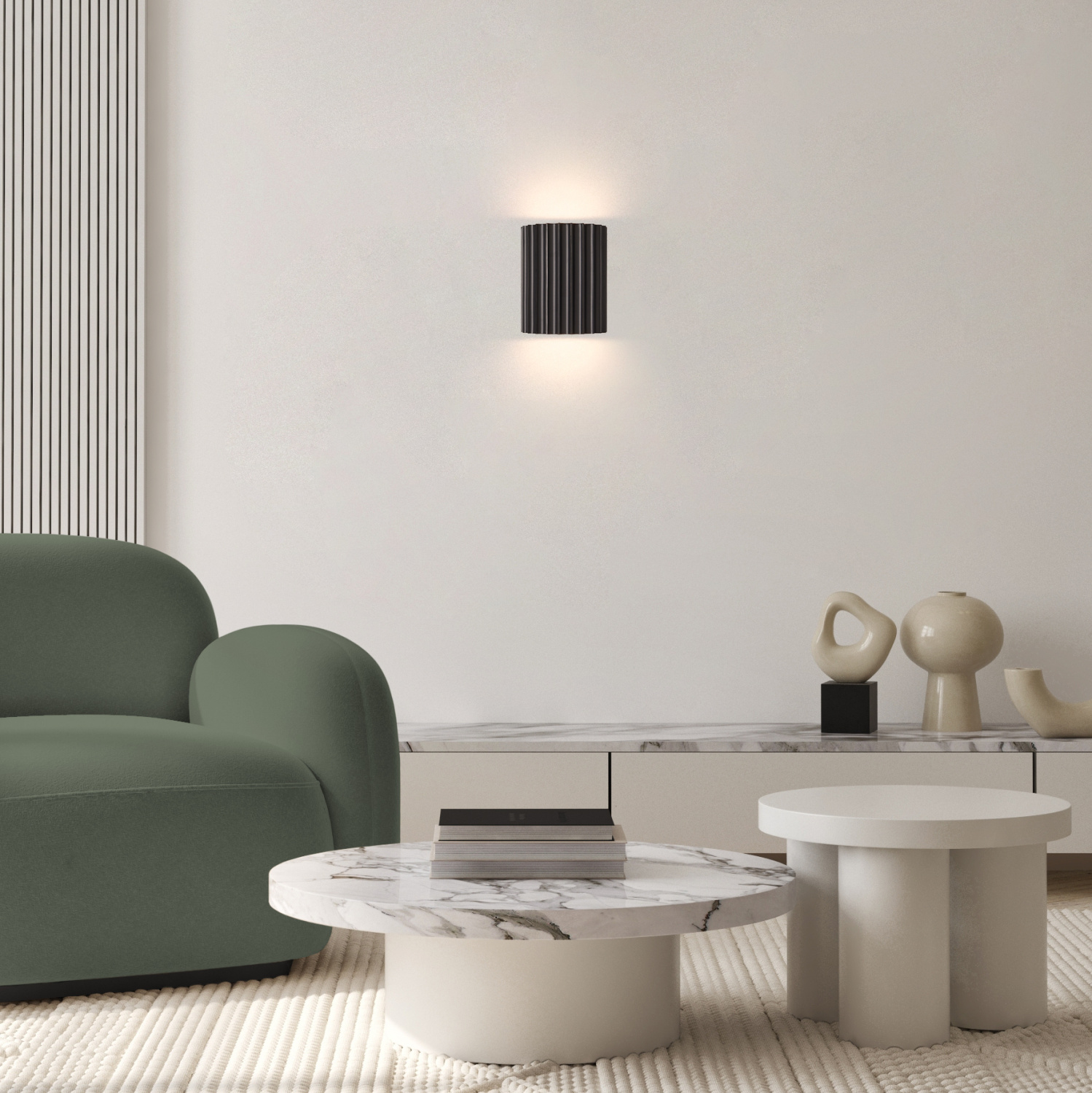 Freya Modern Slot Настенный светильник (бра) цвет: черный FR5437WL-L7B