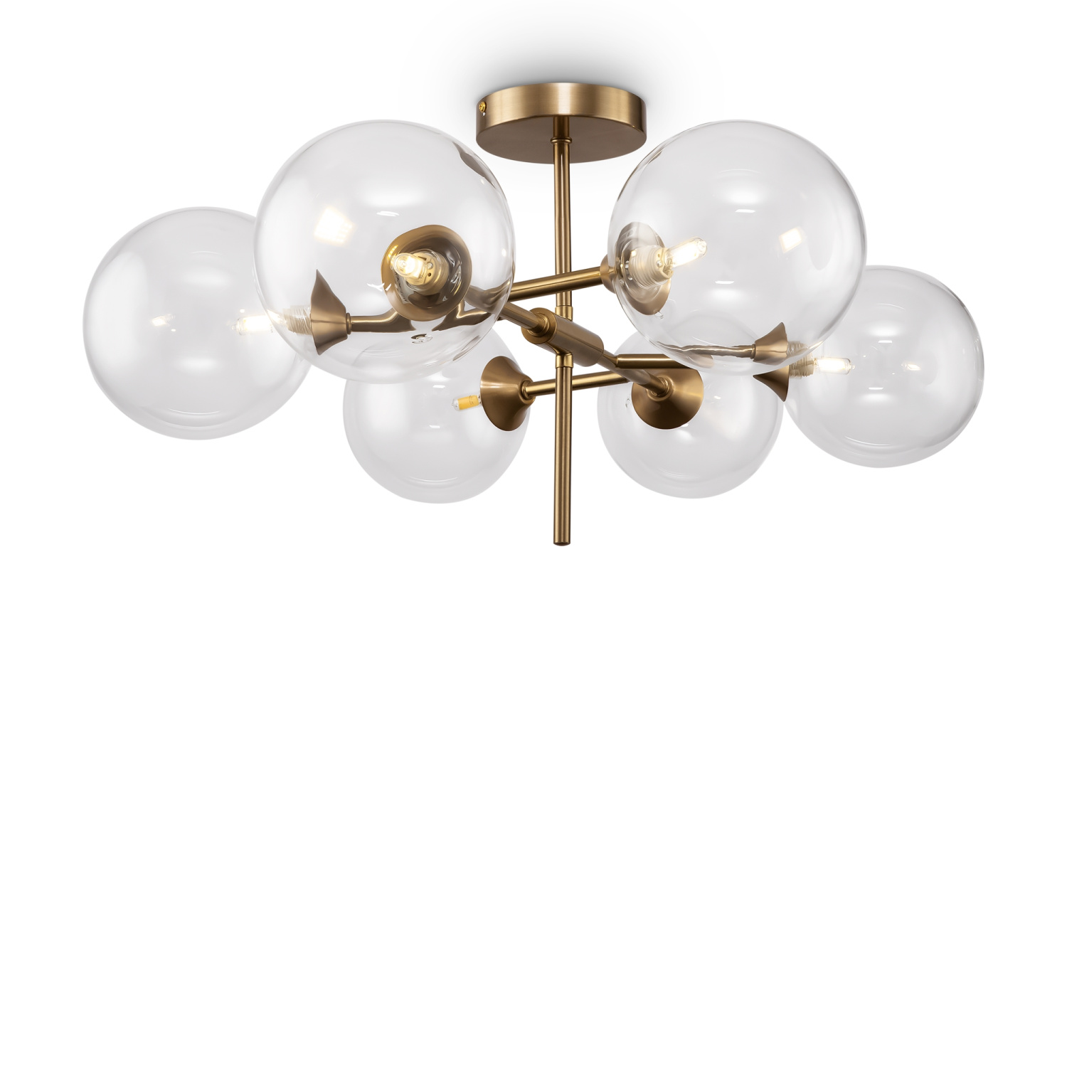 Freya Modern Maddison Люстра цвет: латунь FR5115PL-06BZ1