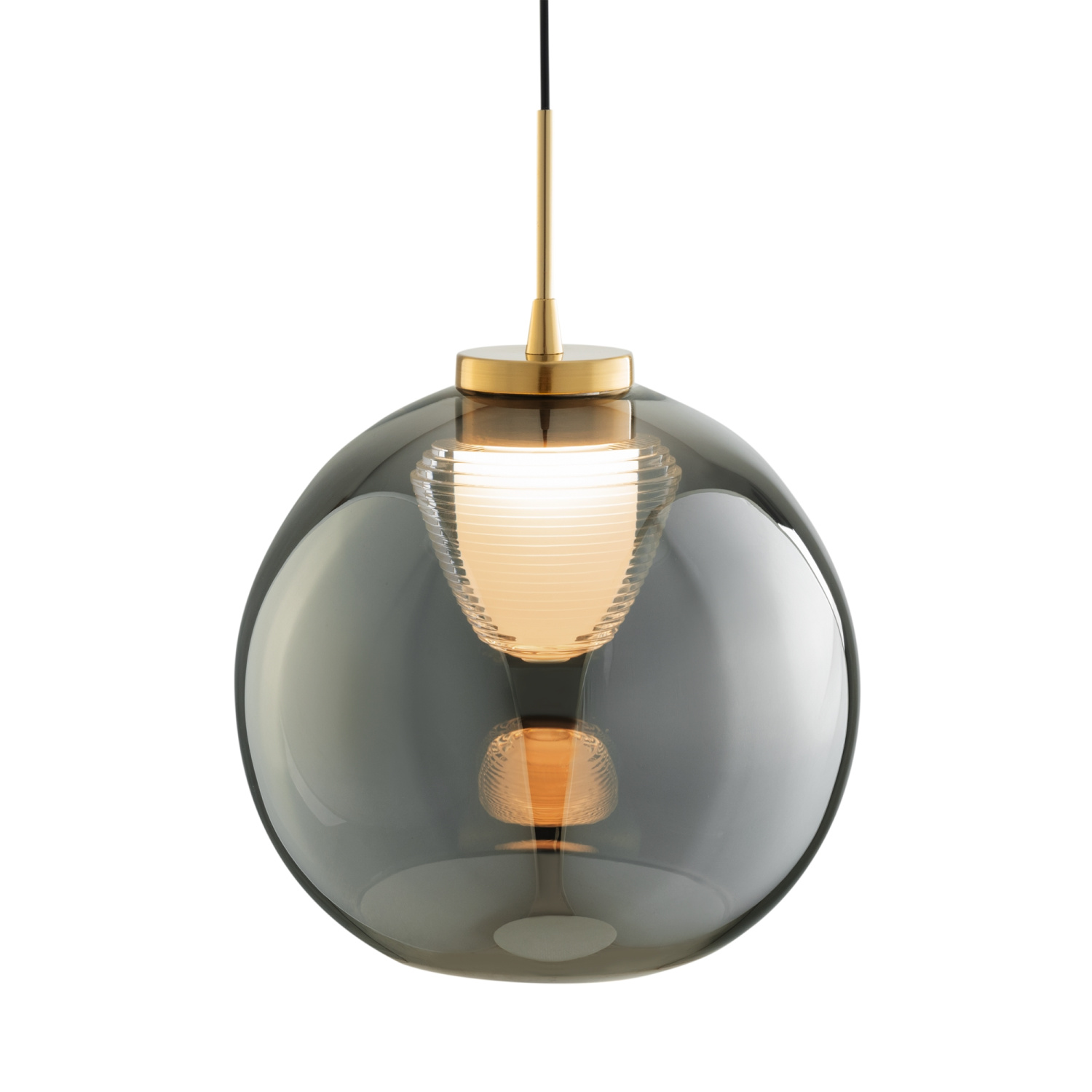 Freya Modern Fume Подвесной светильник цвет: латунь FR5399PL-L4BS2