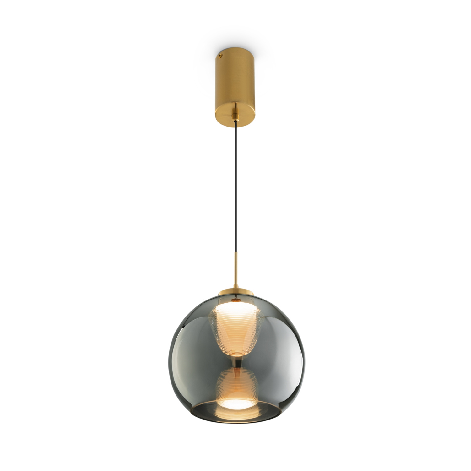 Freya Modern Fume Подвесной светильник цвет: латунь FR5399PL-L4BS2