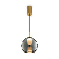 Freya Modern Fume Подвесной светильник цвет: латунь FR5399PL-L4BS2