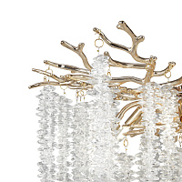 Freya Crystal Mineral Подвесной светильник цвет: золото FR1010PL-06G