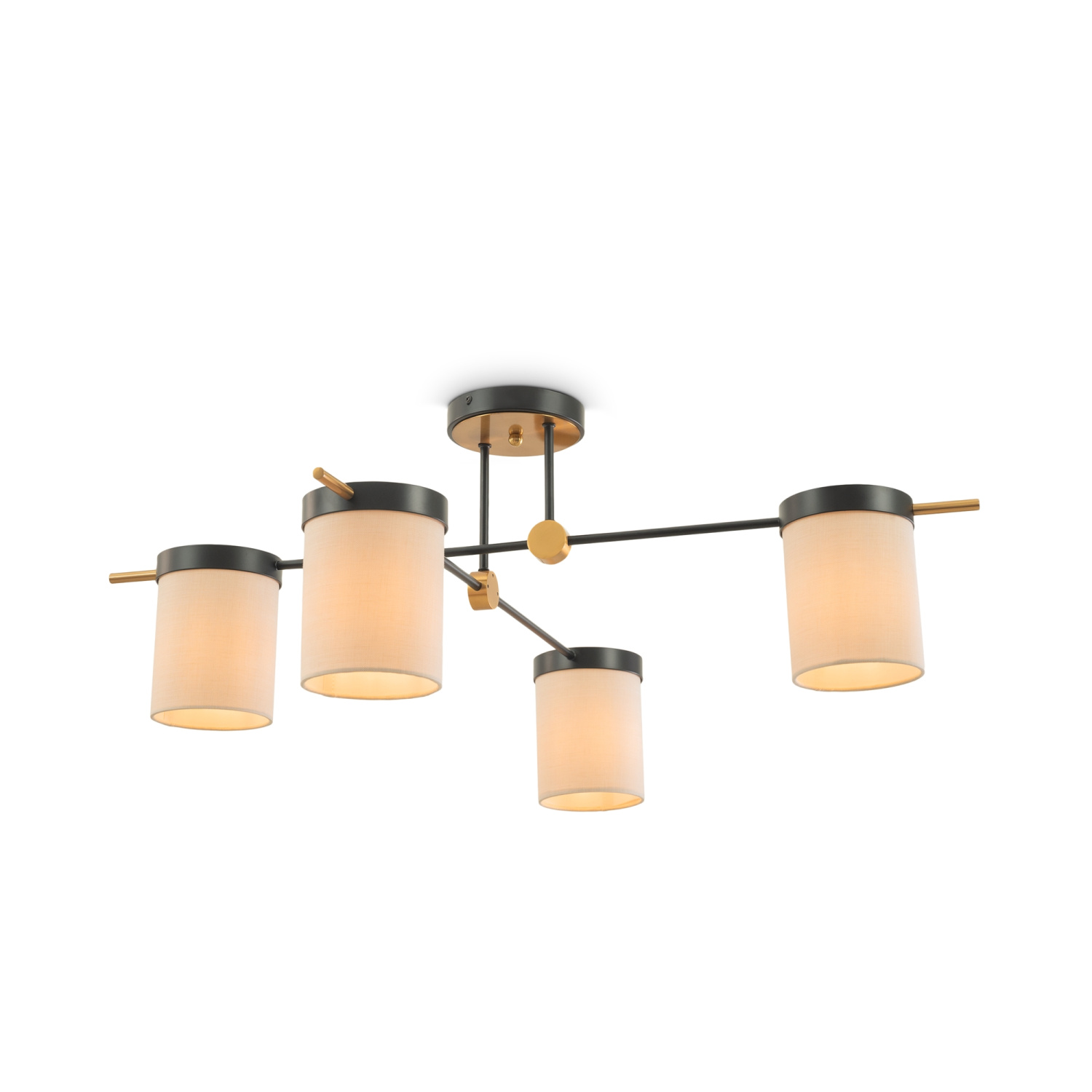 Freya Modern Bogy Потолочный светильник цвет: черный FR5377CL-04B