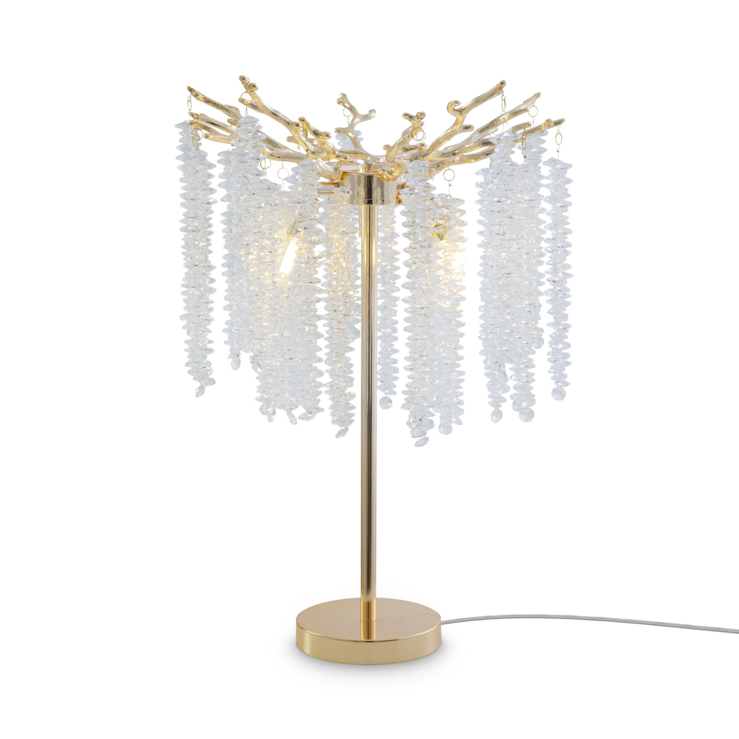 Freya Crystal Mineral Настольный светильник цвет: золото FR1010TL-03G