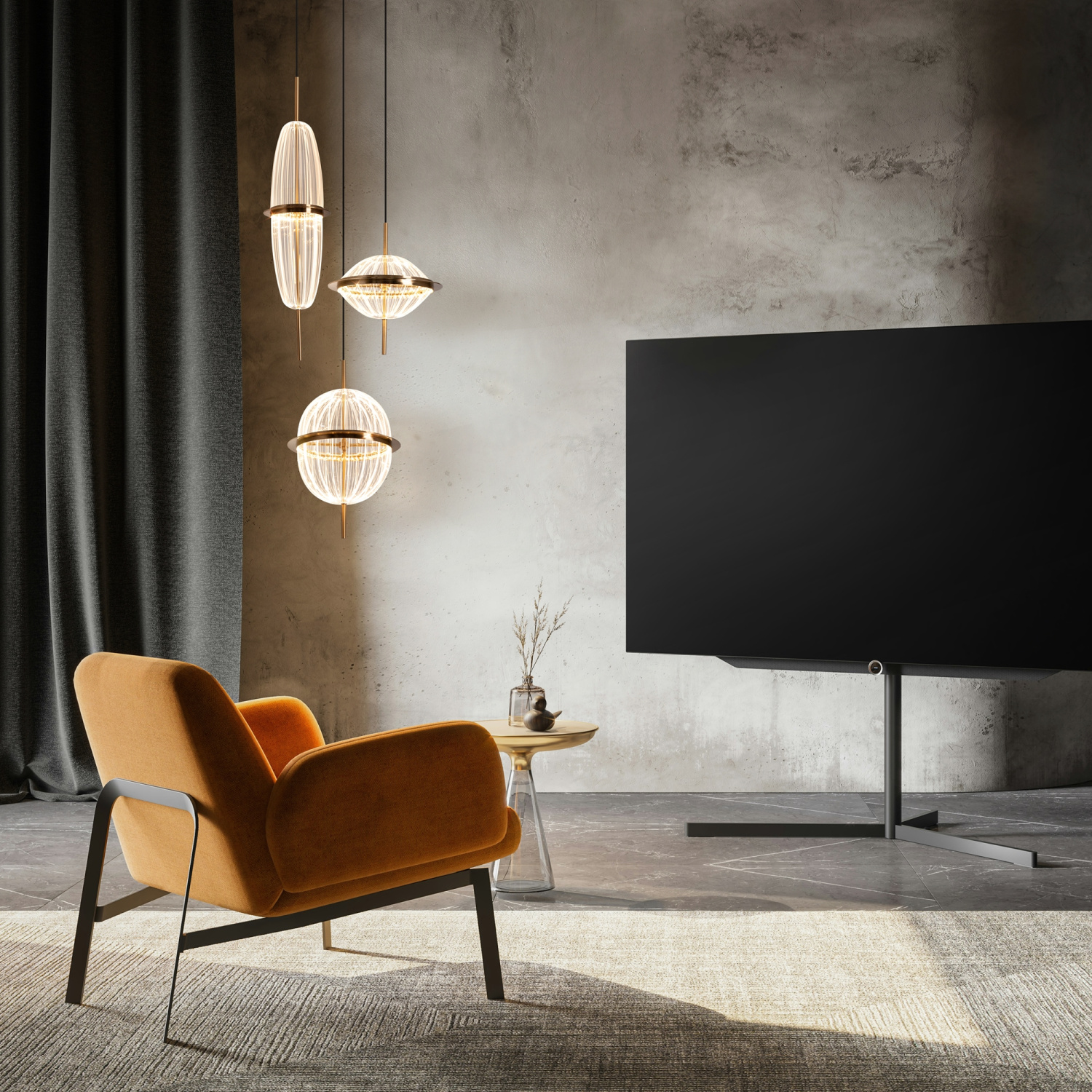 Freya LED Whisper Подвесной светильник цвет: латунь FR6184PL-L17BS