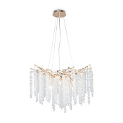 Freya Crystal Mineral Подвесной светильник цвет: золото FR1010PL-08G