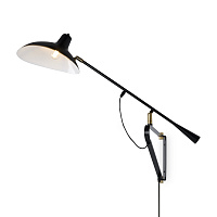 Freya Modern Twisty Настенный светильник (бра) цвет: черный FR5383WL-01B