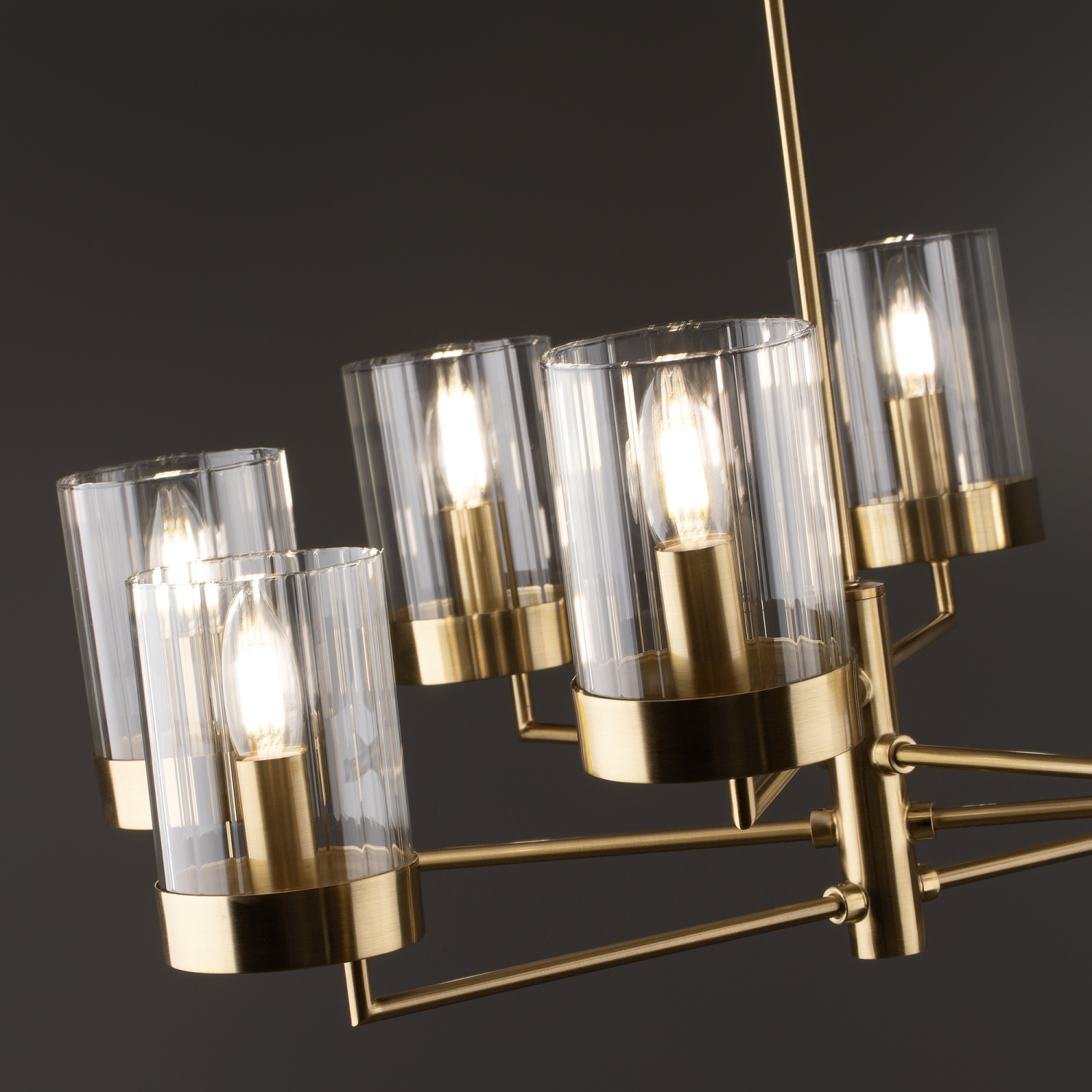 Freya Modern Clip Подвесной светильник цвет: латунь FR5426PL-08BS